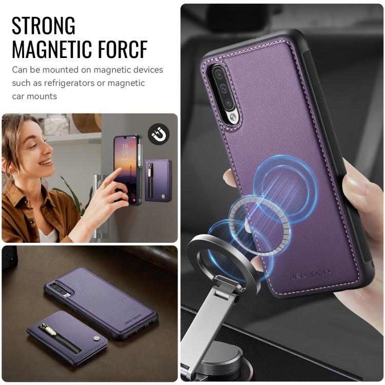 Custodia con cerniera e porta carte per Samsung Galaxy A50