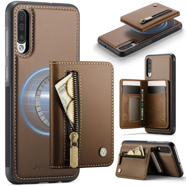 Custodia con cerniera e porta carte per Samsung Galaxy A50
