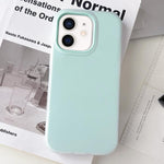 Custodia per telefono ibrida in PC e TPU con finitura opaca color gelatina, For iPhone 11