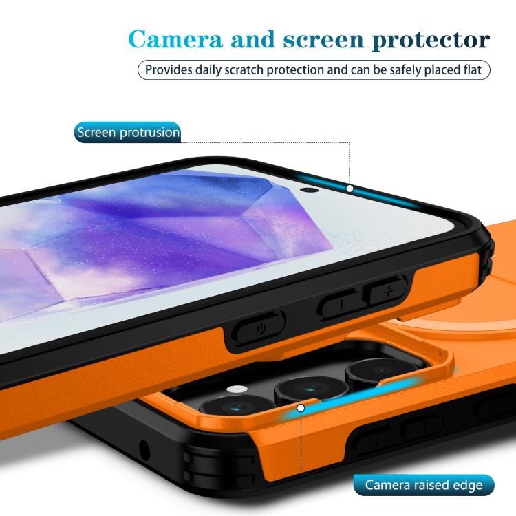 Custodia con supporto MagSafe scorrevole per Samsung Galaxy A55, A35 e A25 5G