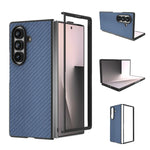 Custodia protettiva con texture in fibra di carbonio per Galaxy Z Fold8 Ultra 5G