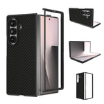 Custodia protettiva con texture in fibra di carbonio per Galaxy Z Fold8 Ultra 5G