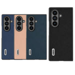 Custodia in vera pelle con texture litchi per Galaxy Z Fold8 Ultra 5G e Samsung