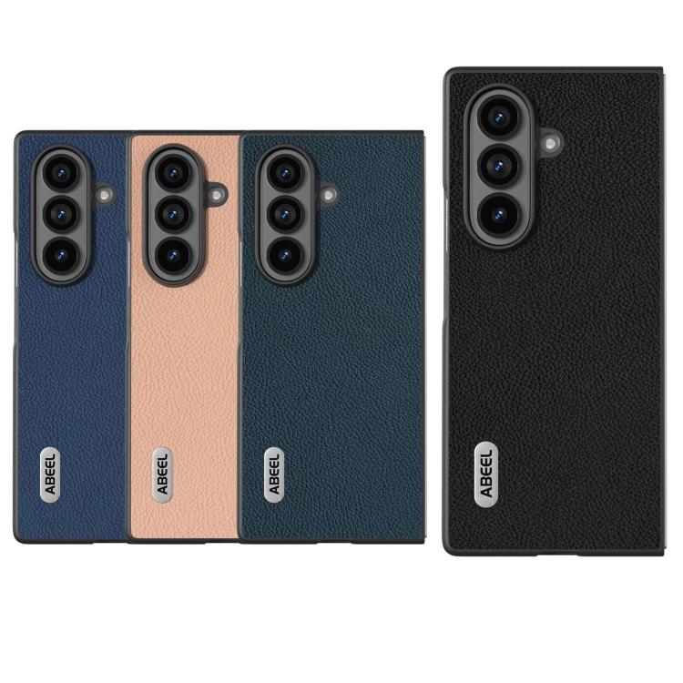 Custodia in vera pelle con texture litchi per Galaxy Z Fold8 Ultra 5G e Samsung