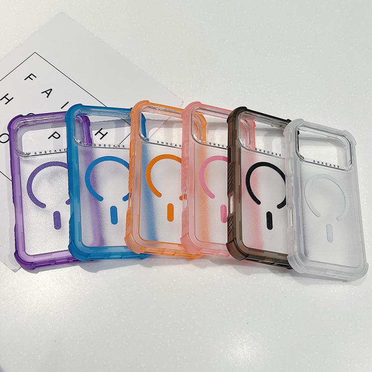 Custodia ibrida 3 in 1 in TPU opaco trasparente con supporto MagSafe per telefono., For iPhone 16 Pro Max, For iPhone 16 Pro, For iPhone 16 Plus, For iPhone 16