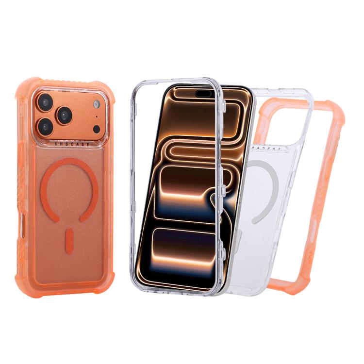 Custodia ibrida 3 in 1 in TPU opaco trasparente con supporto MagSafe per telefono., For iPhone 15 Pro Max, For iPhone 15 Pro, For iPhone 15 Plus, For iPhone 15