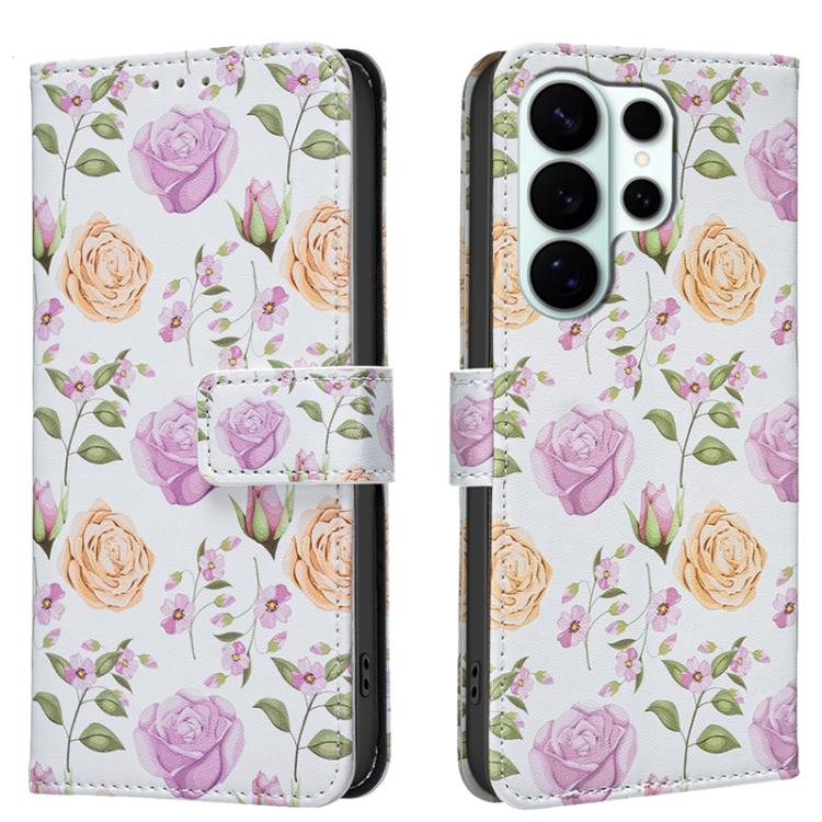 Custodia in pelle con stampa colorata per Galaxy S26 FE 5G, Samsung Galaxy S26
