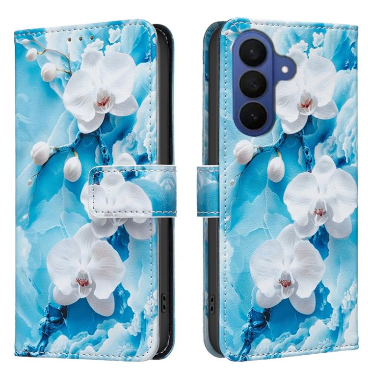 Custodia in pelle con stampa colorata per Galaxy S26 FE 5G, Samsung Galaxy S26