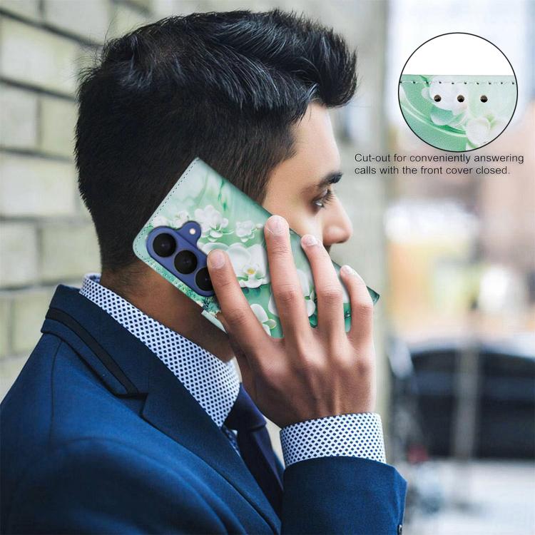 Custodia in pelle con stampa colorata per Galaxy S26 FE 5G, Samsung Galaxy S26