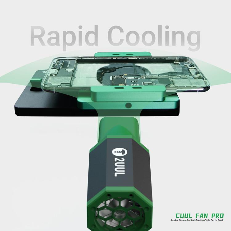 2UUL DA970 Cuul Fan Pro Set di ventole turbo 3 in 1 per raffreddamento, pulizia e aspirazione, 2UUL DA970