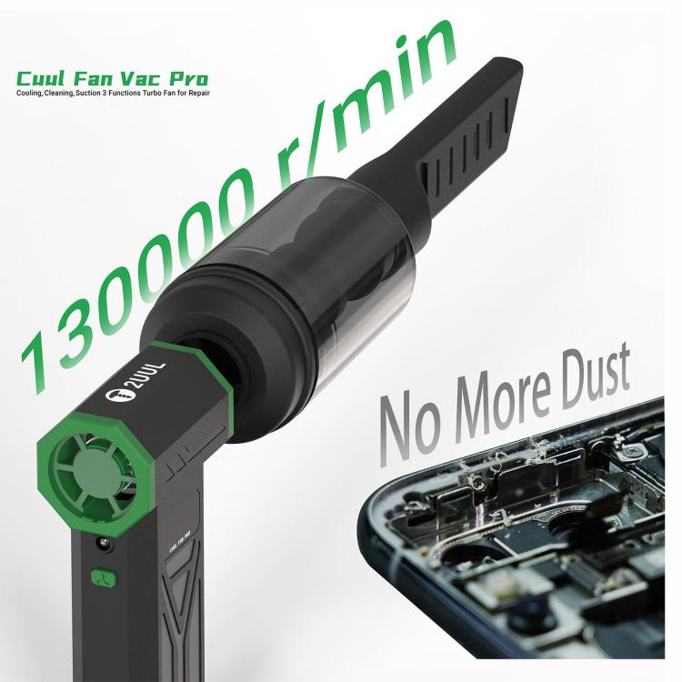2UUL DA970 Cuul Fan Pro Set di ventole turbo 3 in 1 per raffreddamento, pulizia e aspirazione, 2UUL DA970