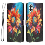 Custodia in pelle con motivo a colori per Samsung Galaxy A05, A05s e A25