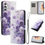 Custodia in pelle con motivo a colori per Samsung Galaxy A05, A05s e A25