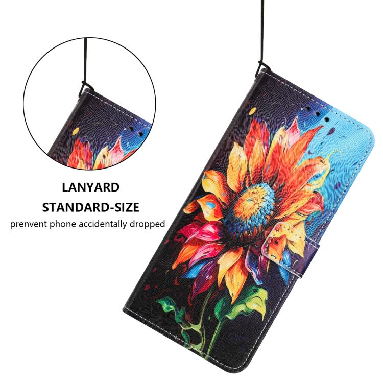 Custodia in pelle con motivo a colori per Samsung Galaxy A53, A73 e A33 5G