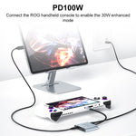 Adattatore convertitore di ricarica per occhiali AR V77G 4K 60Hz da USB-C / Type-C a doppio Type-C, PD 100W, USB 3.0