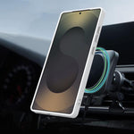 Custodia ibrida TPU e PC con anello girevole per Samsung Galaxy S25 Ultra, S24
