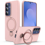 Custodia ibrida TPU e PC con anello girevole per Samsung Galaxy S25 Ultra, S24