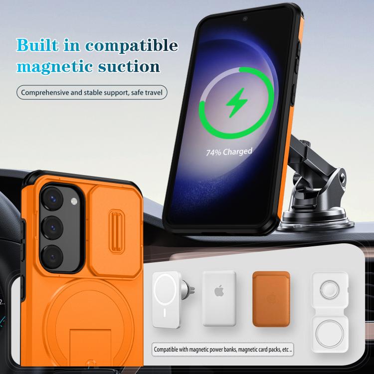Custodia con supporto MagSafe scorrevole per Samsung Galaxy S23 5G