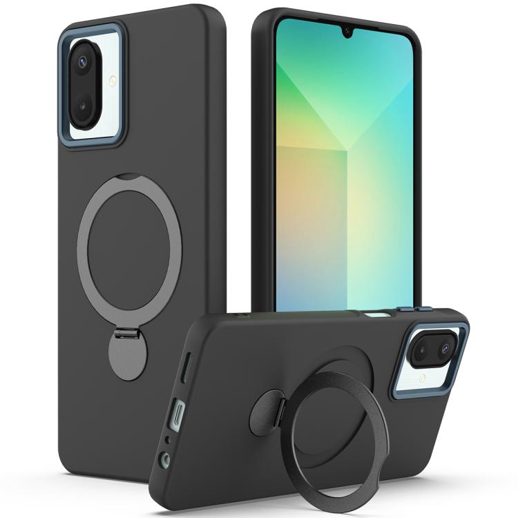 Custodia ibrida TPU e PC con anello girevole per Samsung Galaxy A07 A17 A37 A57