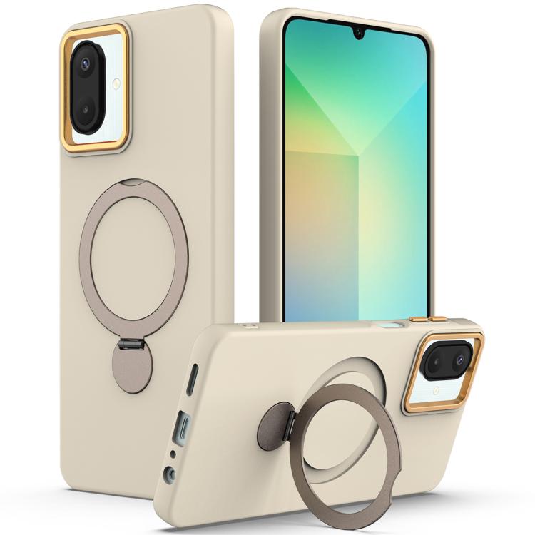 Custodia ibrida TPU e PC con anello girevole per Samsung Galaxy A07 A17 A37 A57