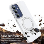 Custodia ibrida TPU e PC con anello girevole per Samsung Galaxy A07 A17 A37 A57
