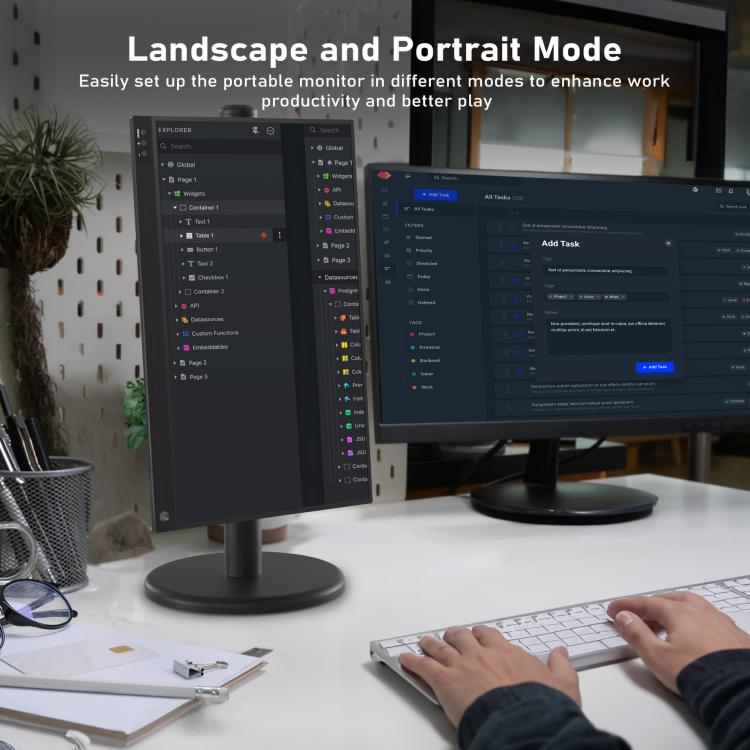 Monitor portatile 16,1 pollici 1080P IPS compatibile vari device