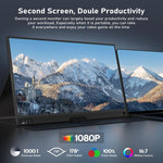 Monitor portatile 16,1 pollici 1080P IPS compatibile vari device