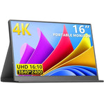 Monitor portatile 16 pollici 4K IPS per laptop e console