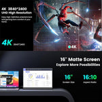 Monitor portatile 16 pollici 4K IPS per laptop e console