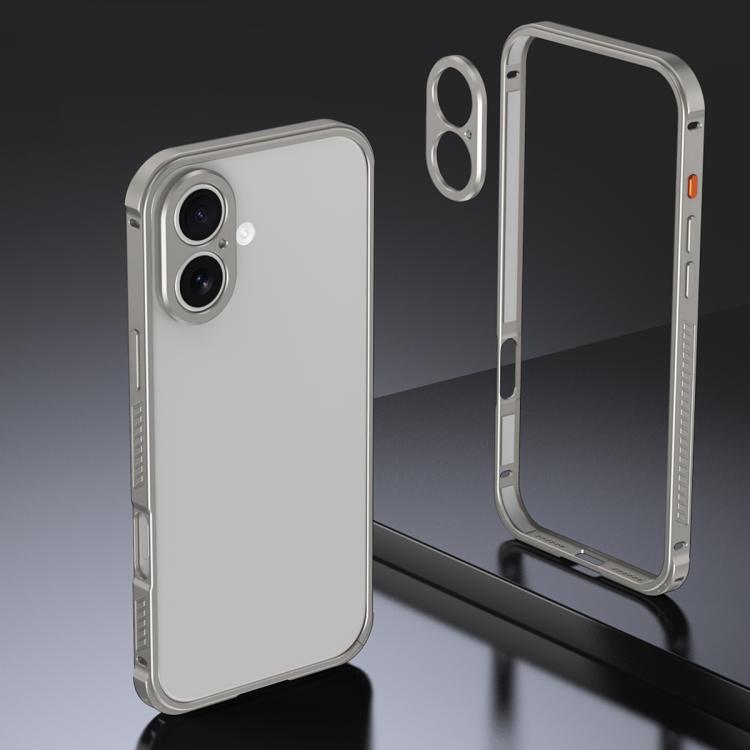 Custodia Armor con telaio in metallo antiscivolo su entrambi i lati e copriobiettivo., For iPhone 17 Pro Max, For iPhone 17 Pro, For iPhone 17, For iPhone 16 Pro Max