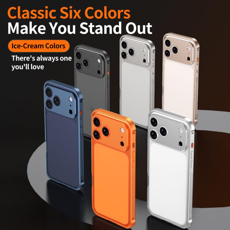 Custodia Armor con telaio in metallo antiscivolo su entrambi i lati e copriobiettivo., For iPhone 17 Pro Max, For iPhone 17 Pro, For iPhone 17, For iPhone 16 Pro Max