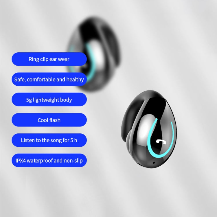 Auricolare Bluetooth YX08 ultraleggero con clip