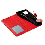 Custodia in pelle con motivo a piume per Samsung Galaxy S26 Edge 5G