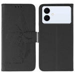 Custodia in pelle con motivo a piume per Samsung Galaxy S26 Edge 5G
