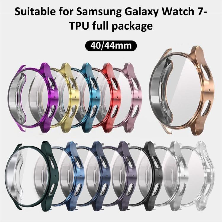 Cover per orologio xDfind con pellicola temperata e TPU integrato, For Samsung Galaxy Watch7 40mm