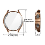 Cover per orologio xDfind con pellicola temperata e TPU integrato, For Samsung Galaxy Watch7 44mm