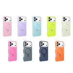 Custodia per telefono in silicone liquido Jelly MagSafe con supporto MagSafe., For iPhone 16, For iPhone 15 Pro Max