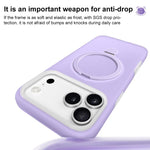 Custodia per telefono in silicone liquido Jelly MagSafe con supporto MagSafe., For iPhone 16, For iPhone 15 Pro Max