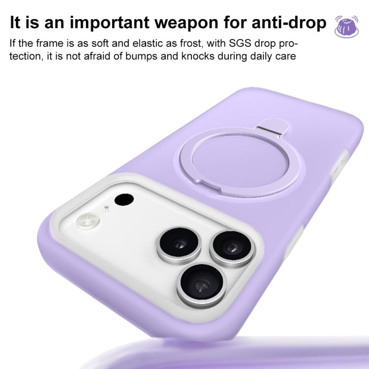 Custodia per telefono in silicone liquido Jelly MagSafe con supporto MagSafe., For iPhone 16, For iPhone 15 Pro Max