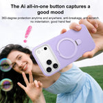 Custodia per telefono in silicone liquido Jelly MagSafe con supporto MagSafe., For iPhone 17, For iPhone Air