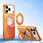 Custodia per telefono in metallo con supporto magnetico MagSafe per un raffreddamento ottimale., For iPhone 17 Pro Max, For iPhone 17 Pro, For iPhone 17