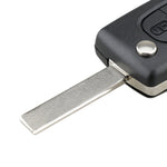 Custodia per telecomando con guscio chiave pieghevole a 3 pulsanti per Peugeot / Citroen, For Peugeot