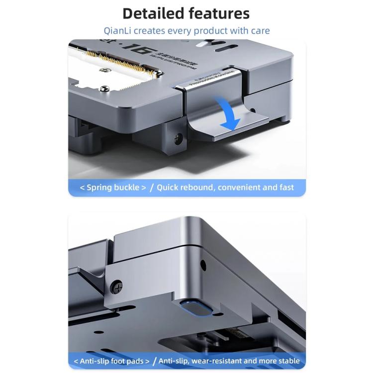 Tester per schede madri QianLi iSocket 16E per iPhone 16e - immagine 9