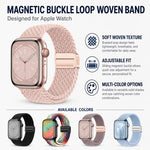 Confezione da 5 cinturini intrecciati con fibbia magnetica per Apple Watch
