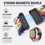 Confezione da 5 cinturini intrecciati con fibbia magnetica per Apple Watch