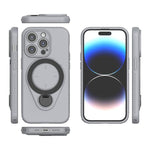 Custodia per telefono Ring Shield MagSafe in TPU con supporto girevole a 360 gradi, For iPhone 14 Pro, For iPhone 14 Pro Max, For iPhone 13 Pro Max, For iPhone 13 Pro