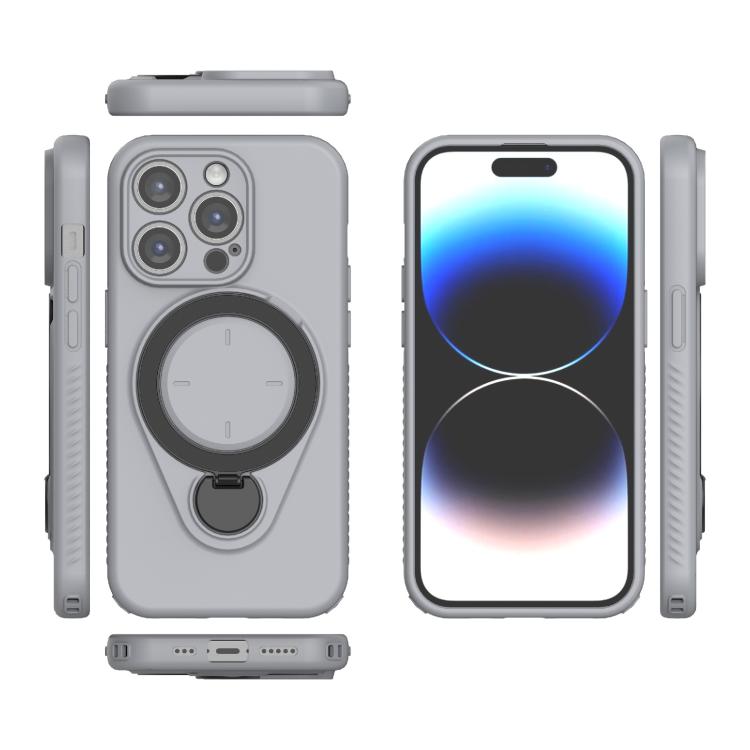 Custodia per telefono Ring Shield MagSafe in TPU con supporto girevole a 360 gradi, For iPhone 14 Pro, For iPhone 14 Pro Max, For iPhone 13 Pro Max, For iPhone 13 Pro