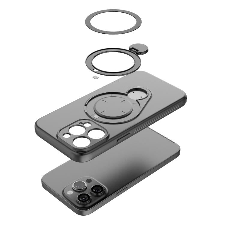 Custodia per telefono Ring Shield MagSafe in TPU con supporto girevole a 360 gradi, For iPhone 14 Pro, For iPhone 14 Pro Max, For iPhone 13 Pro Max, For iPhone 13 Pro