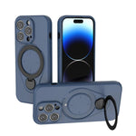 Custodia per telefono Ring Shield MagSafe in TPU con supporto girevole a 360 gradi, For iPhone 14 Pro, For iPhone 14 Pro Max, For iPhone 13 Pro Max, For iPhone 13 Pro