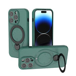 Custodia per telefono Ring Shield MagSafe in TPU con supporto girevole a 360 gradi, For iPhone 14 Pro, For iPhone 14 Pro Max, For iPhone 13 Pro Max, For iPhone 13 Pro